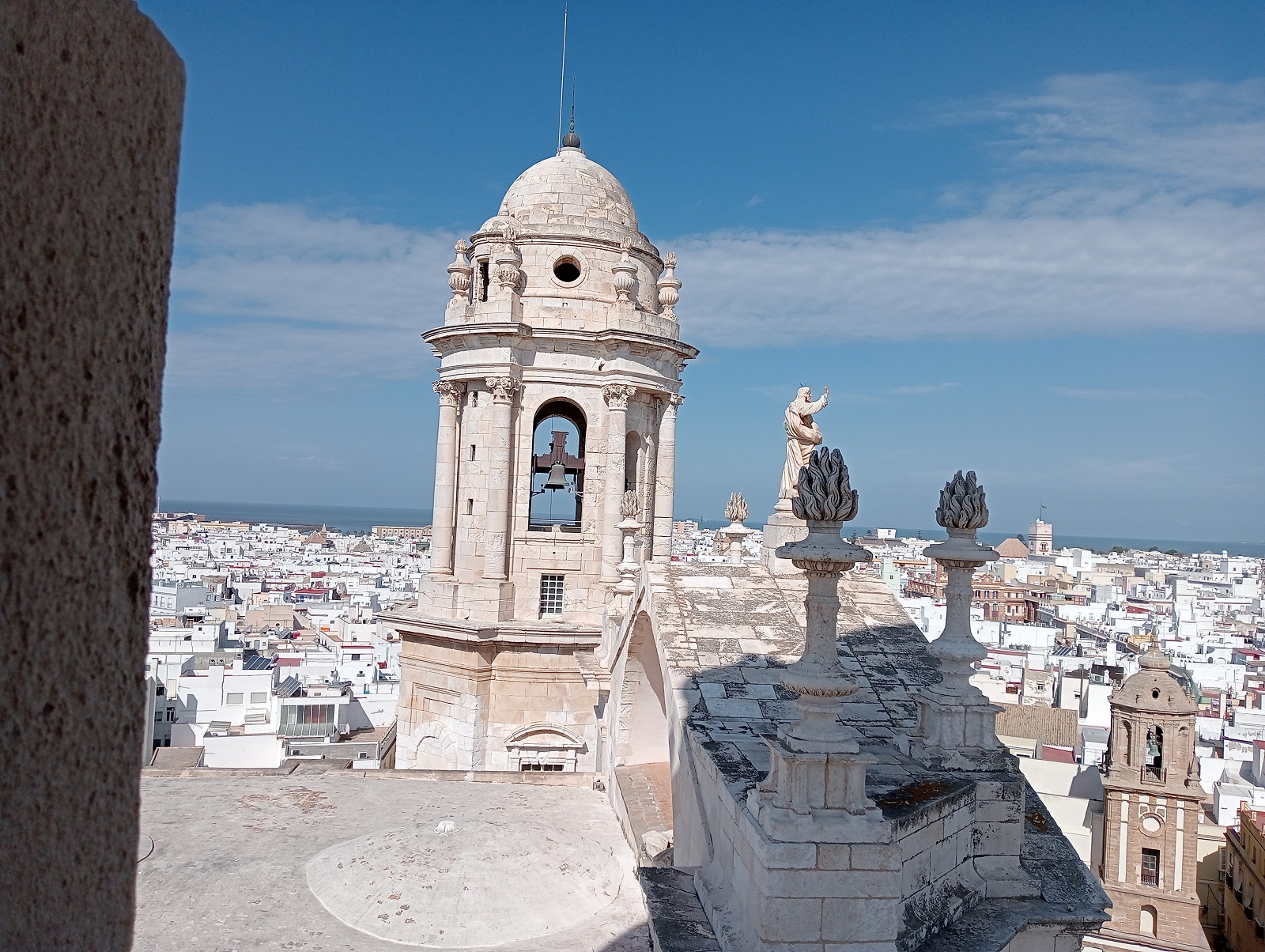 on top of Cathedral tower  -  view of the city